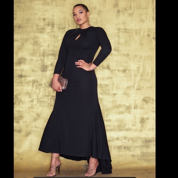 Eloquii Keyhole Neckline Dress - Picture 3 of 5